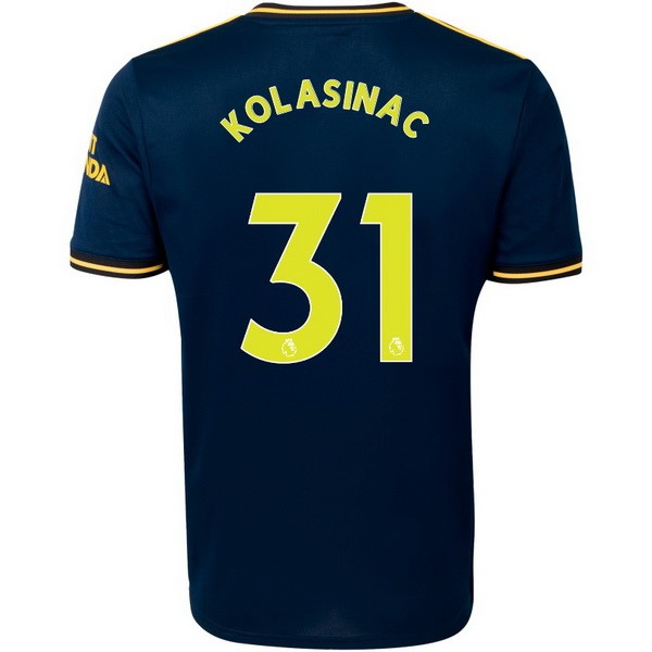 Camiseta Arsenal NO.31 Kolasinac 3ª Kit 2019 2020 Azul